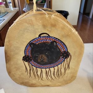 Handmade native American drum